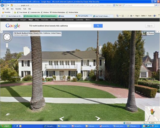 Lana Turner Hollywood Home